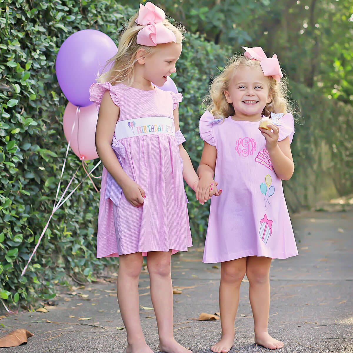 Birthday Girl Smocked Pink Beverly Dress - Image 10