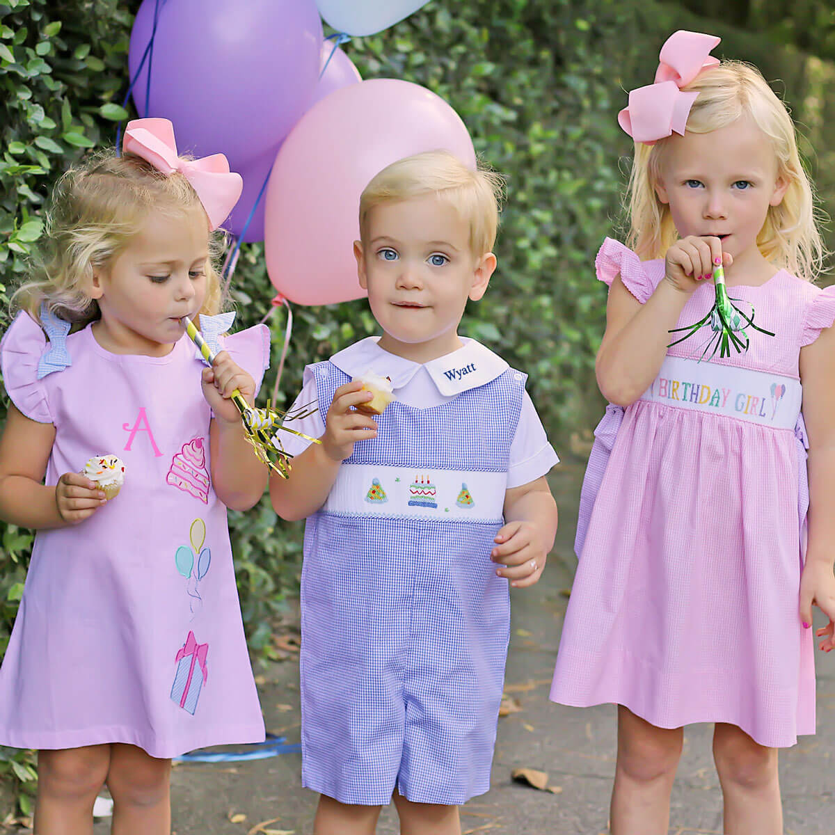 Birthday Girl Smocked Pink Beverly Dress - Image 11