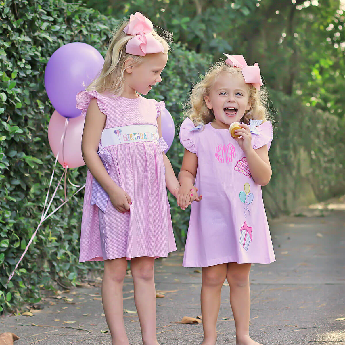 Birthday Girl Smocked Pink Beverly Dress - Image 5