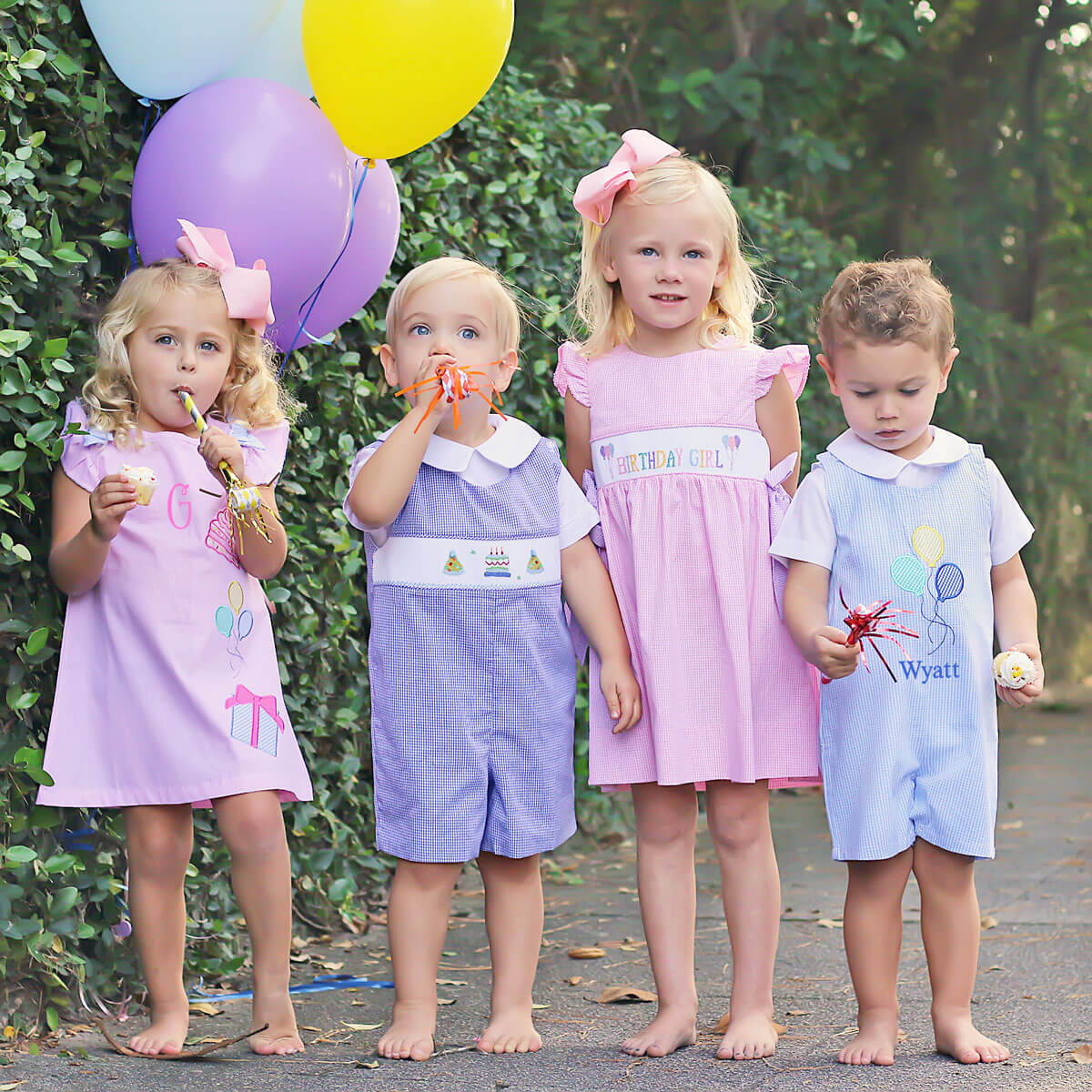 Birthday Girl Smocked Pink Beverly Dress - Image 8