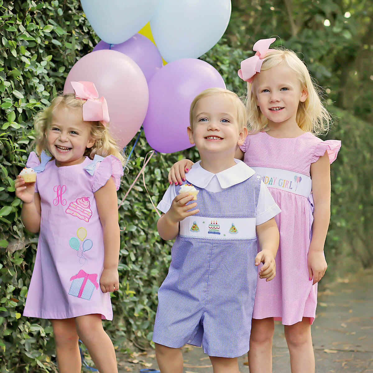 Birthday Girl Smocked Pink Beverly Dress - Image 9
