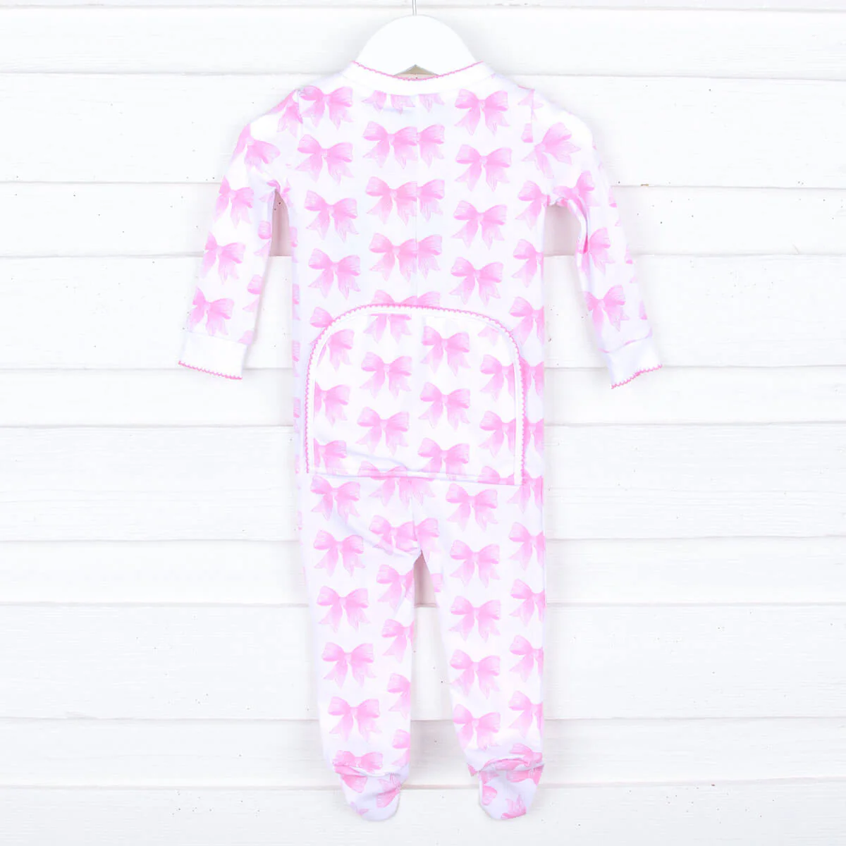 Pink Bow Zip Sleeper - Image 11
