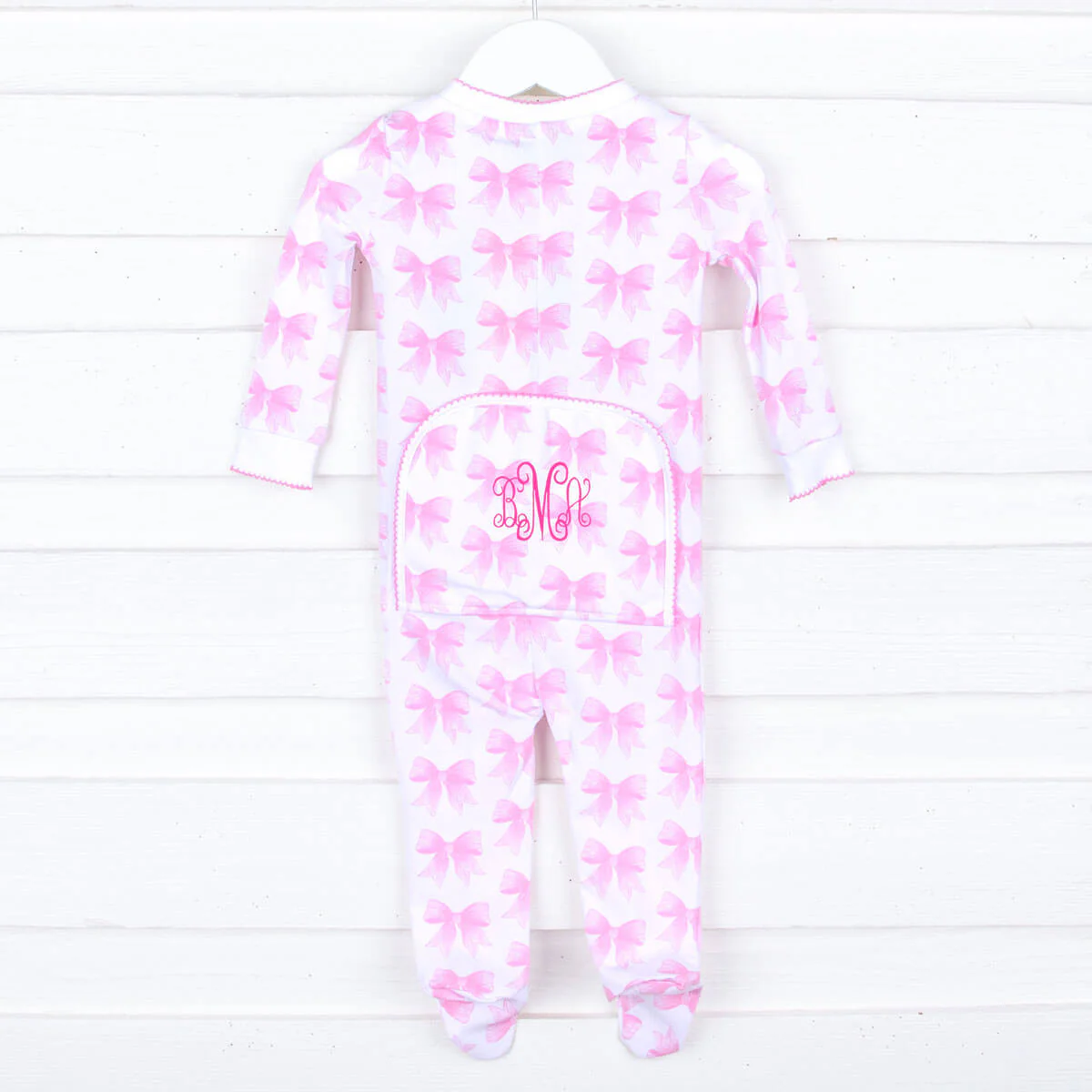 Pink Bow Zip Sleeper - Image 4