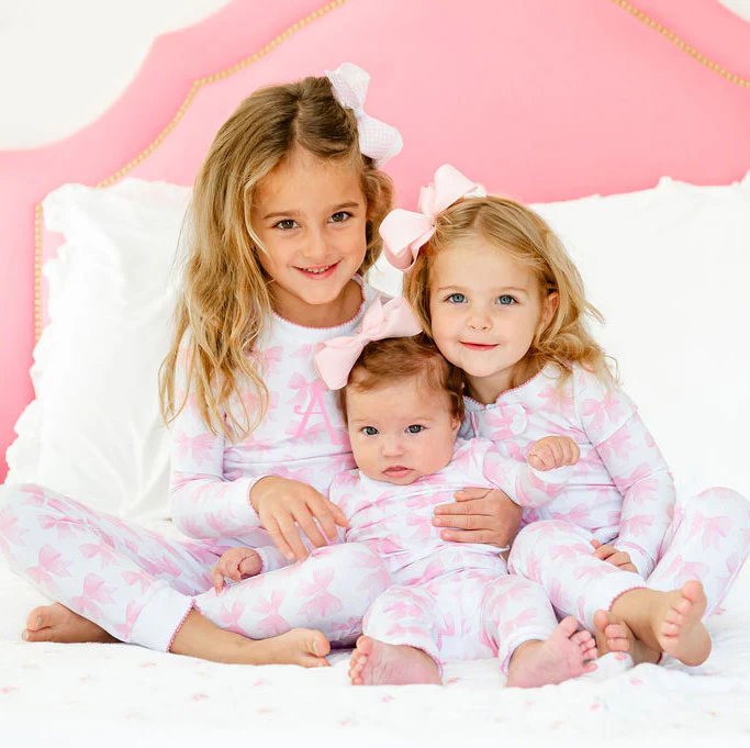 Pink Bow Zip Sleeper - Image 6