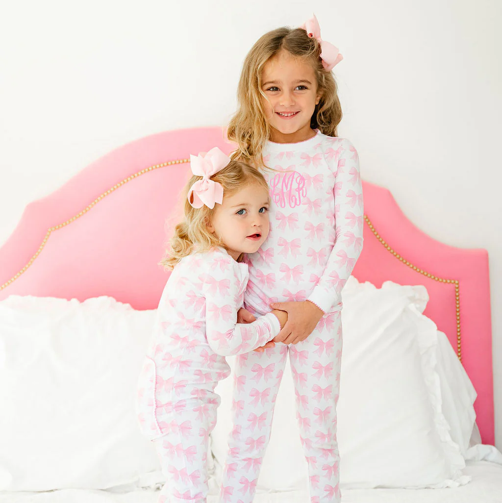 Pink Bow Zip Sleeper - Image 9