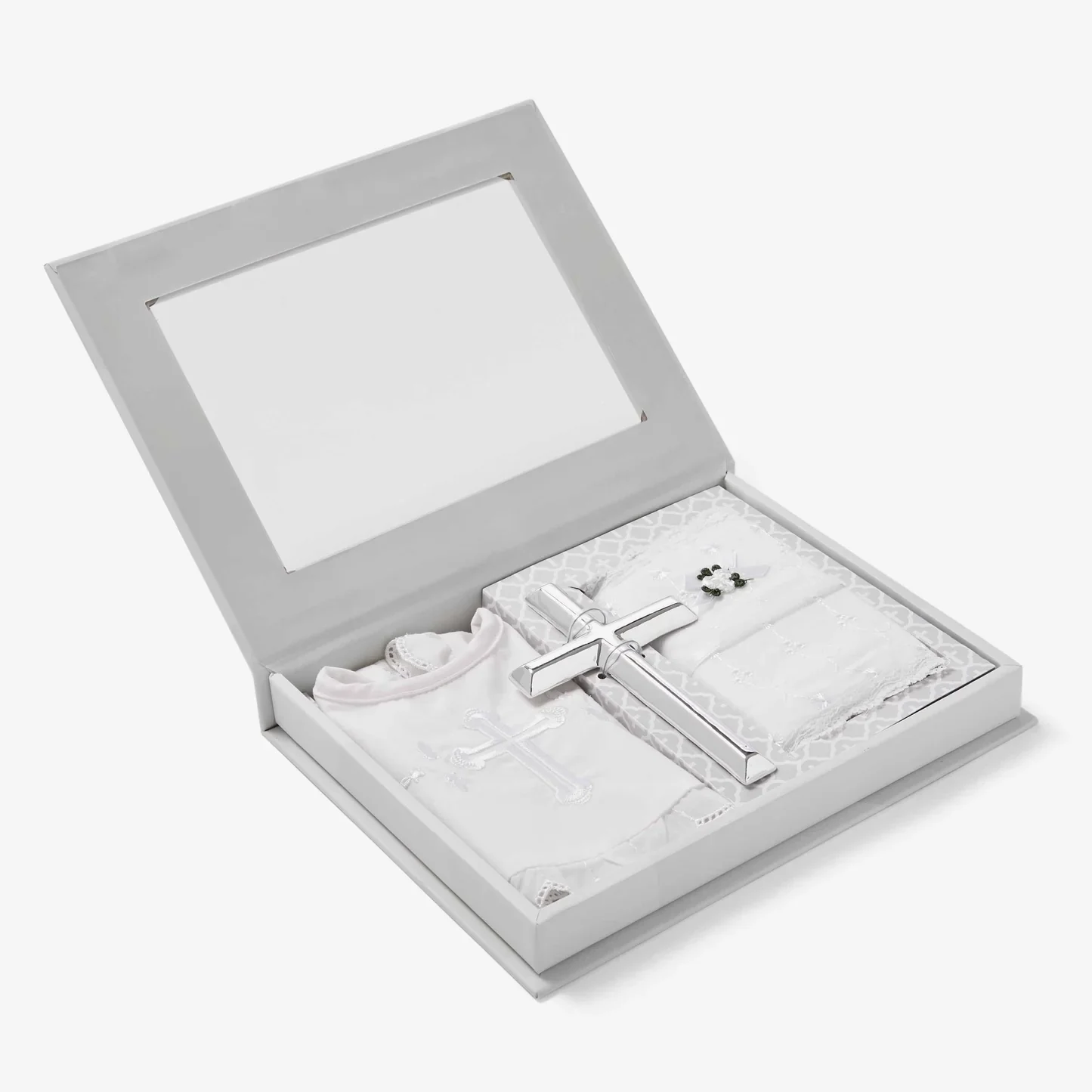 Girls Bible, Cross, and Bib Christening Gift Set - Image 3