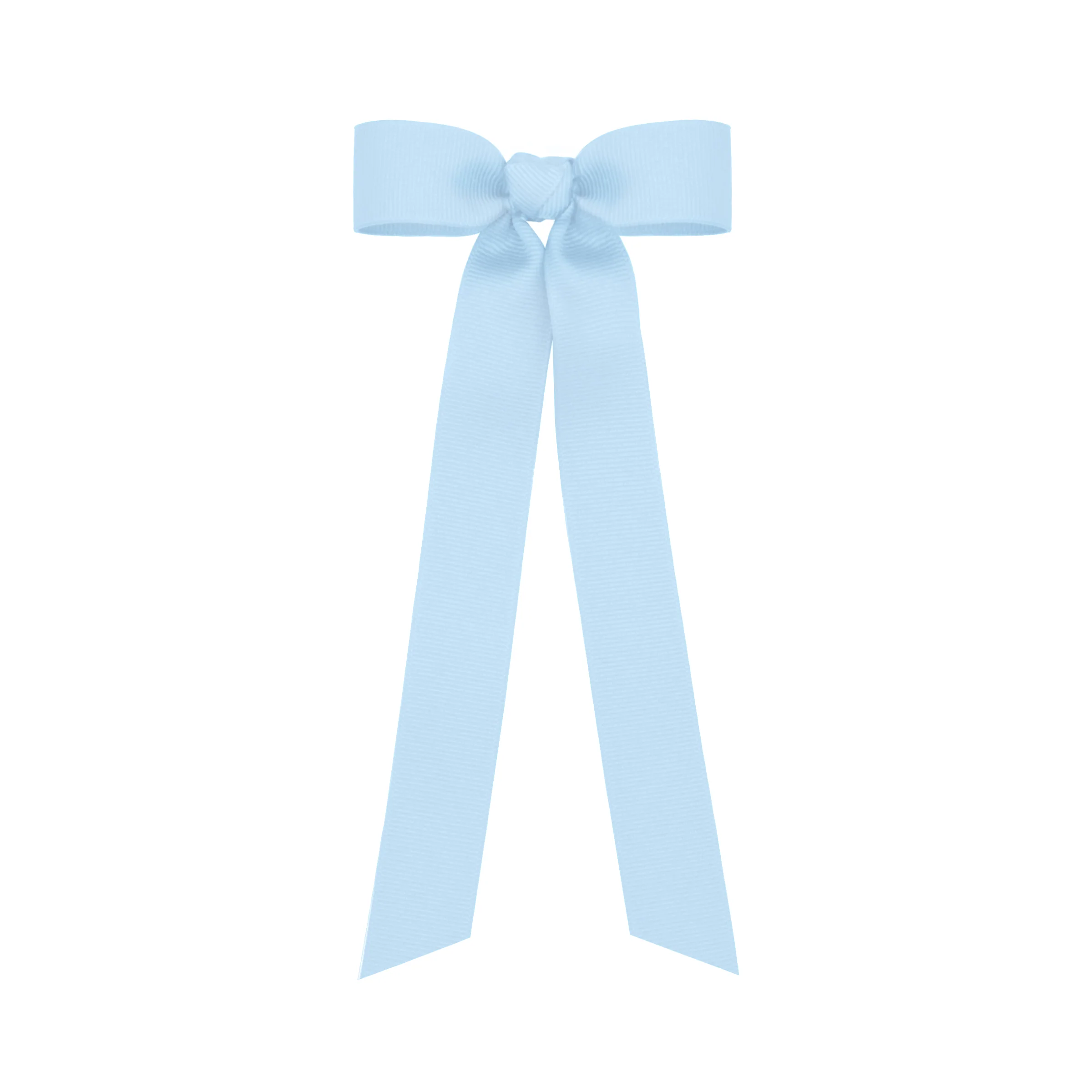 Grosgrain Hair Bowtie with Knot Streamer - Image 4
