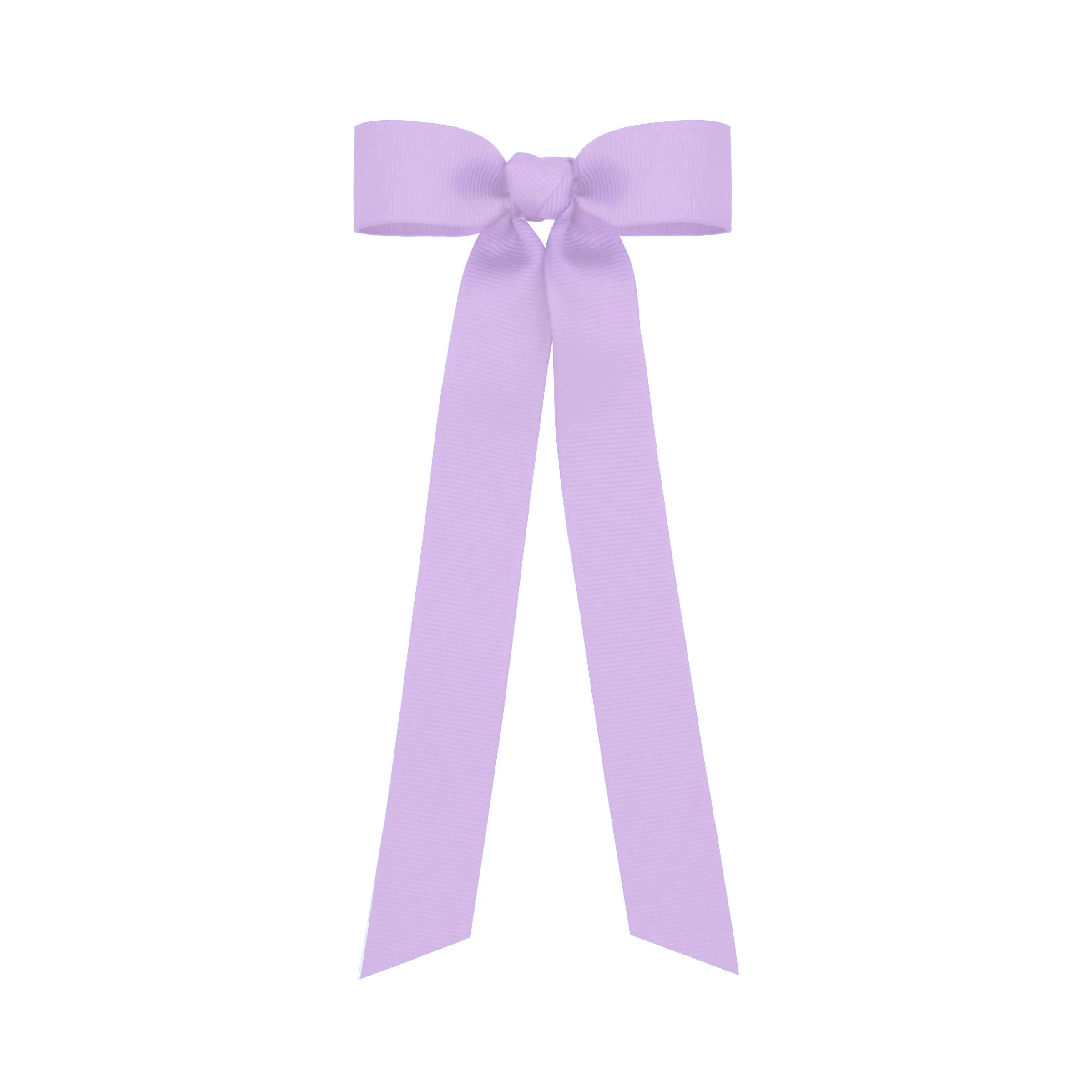 Grosgrain Hair Bowtie with Knot Streamer - Image 9