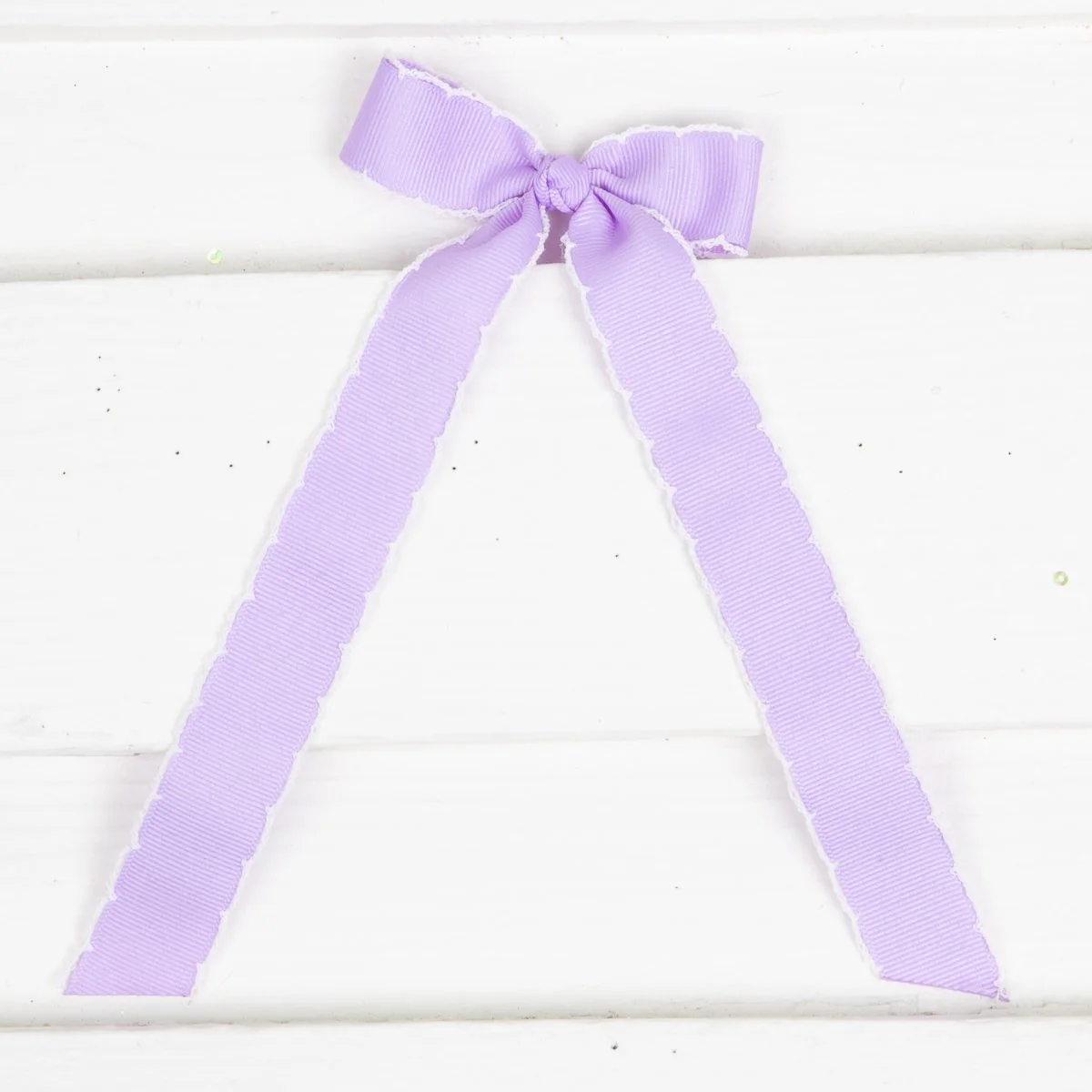 Mini Grosgrain Moonstitch Bow Streamer - Image 4