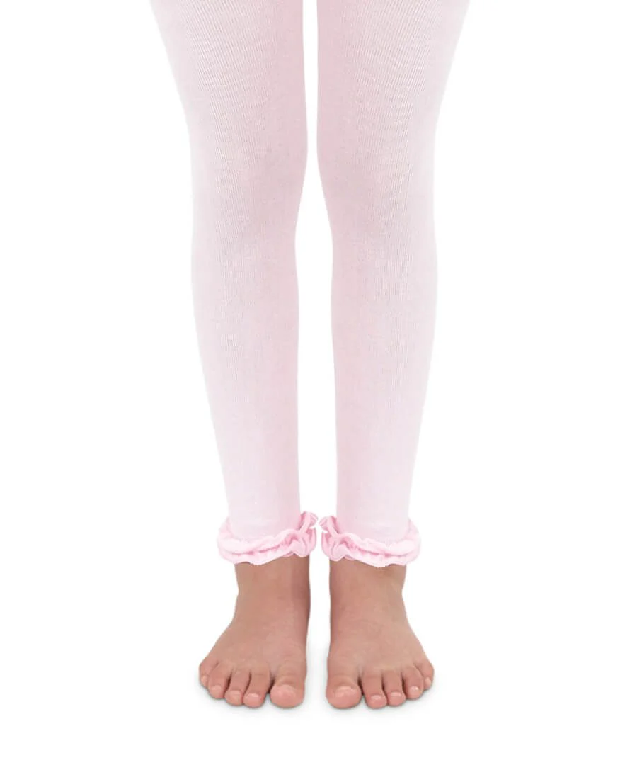 Pima Cotton Ruffle Footless Tights - Image 7
