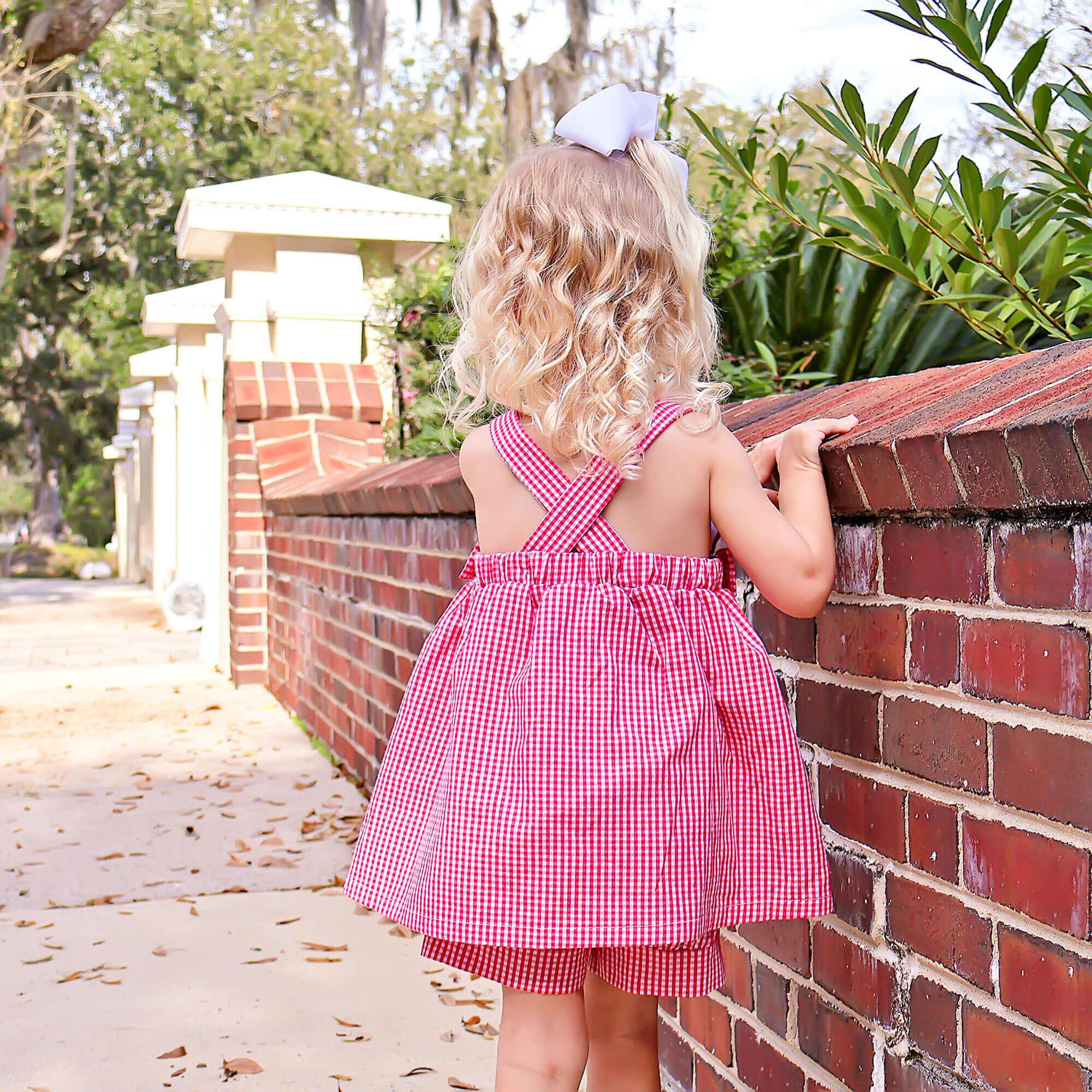 Red Gingham Tess Short Set - Image 3