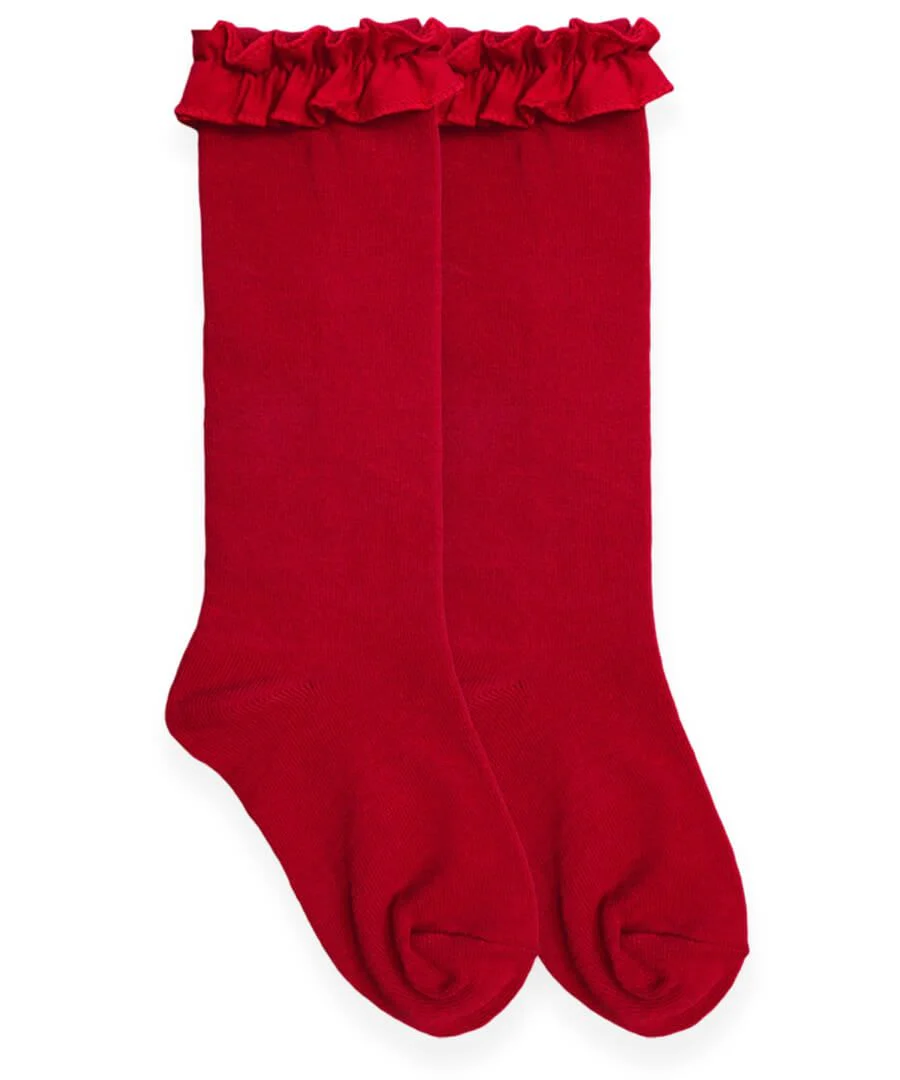 Ruffle Knee High Socks - Image 3