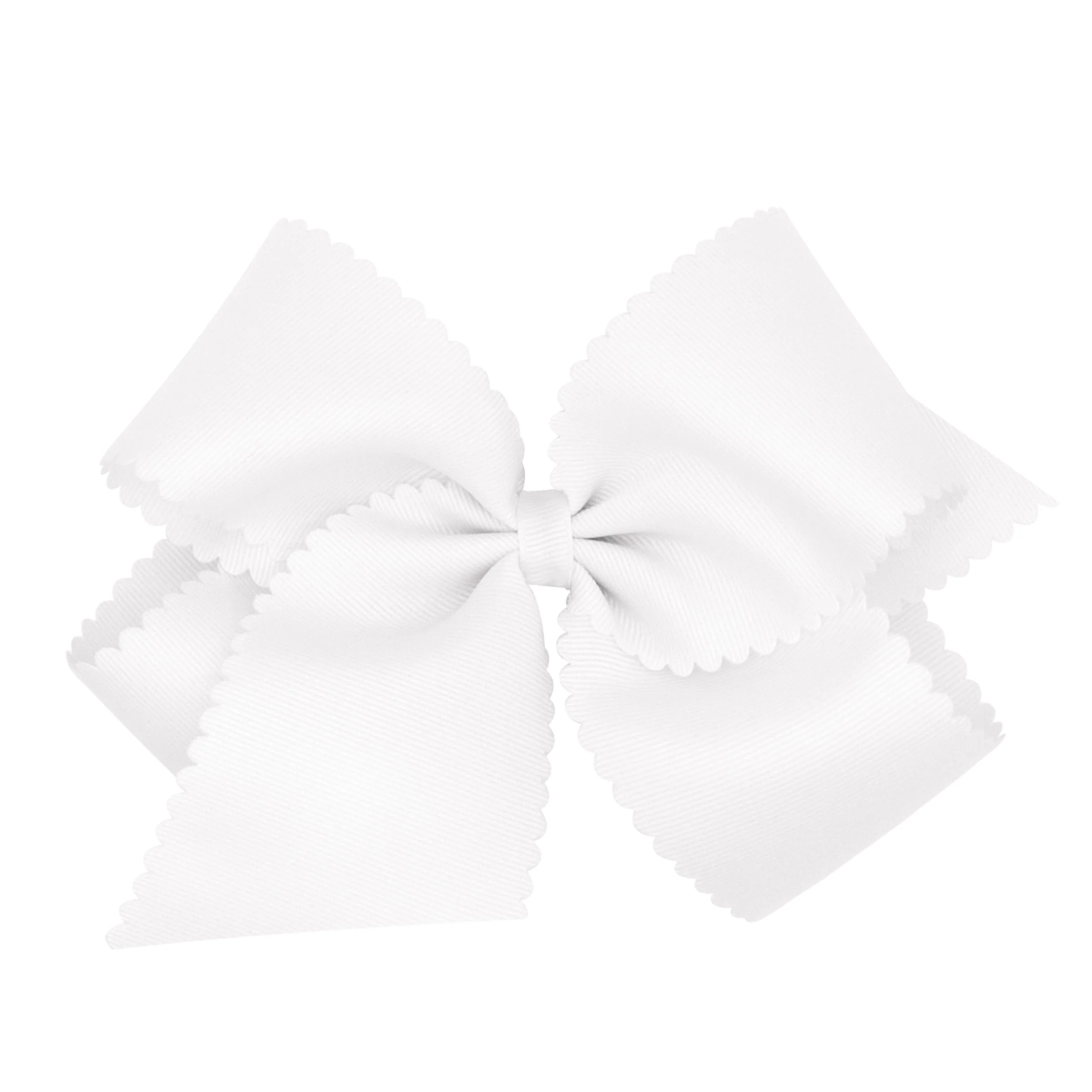 Scalloped Edge Grosgrain Bow - Image 3