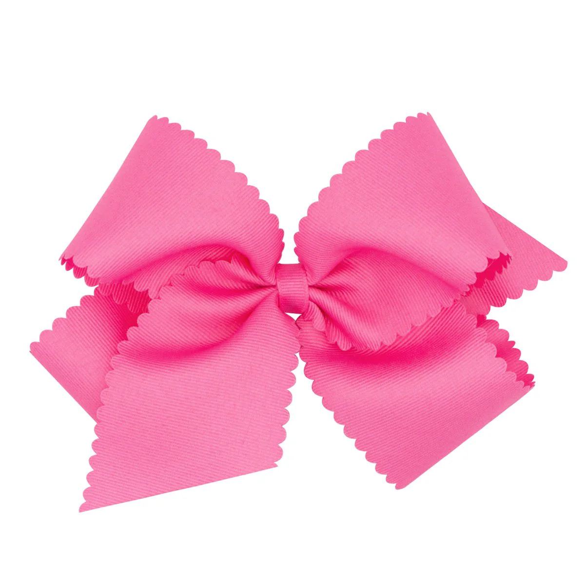 Scalloped Edge Grosgrain Bow - Image 6