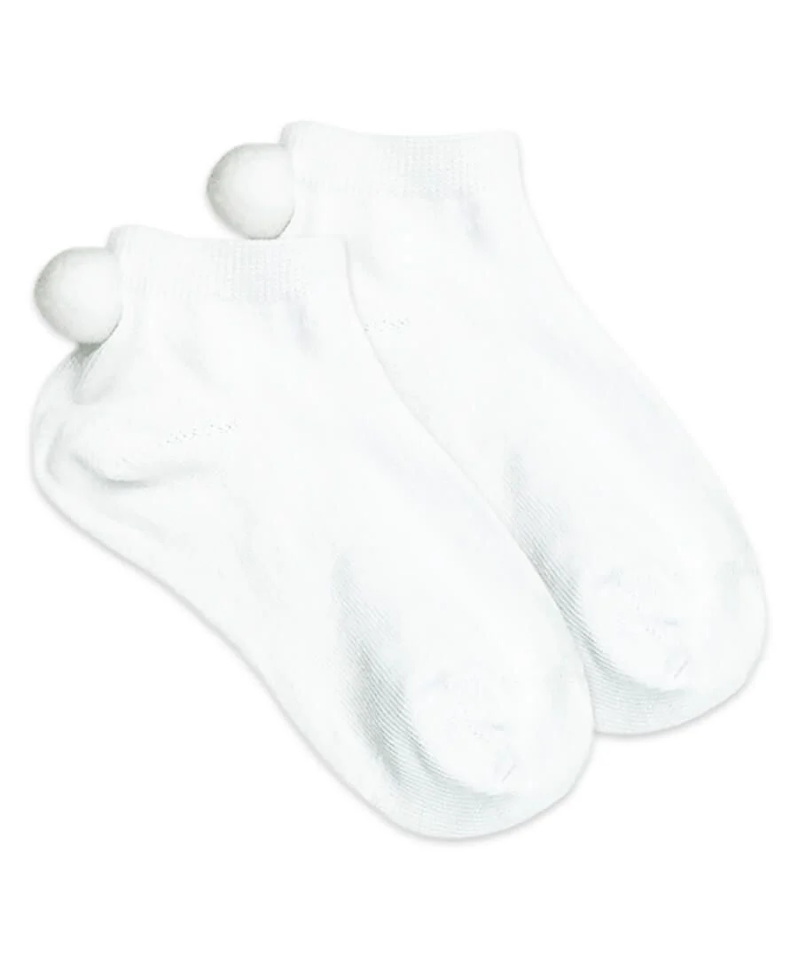 Low Cut Pom Pom Tennis Socks - Image 3