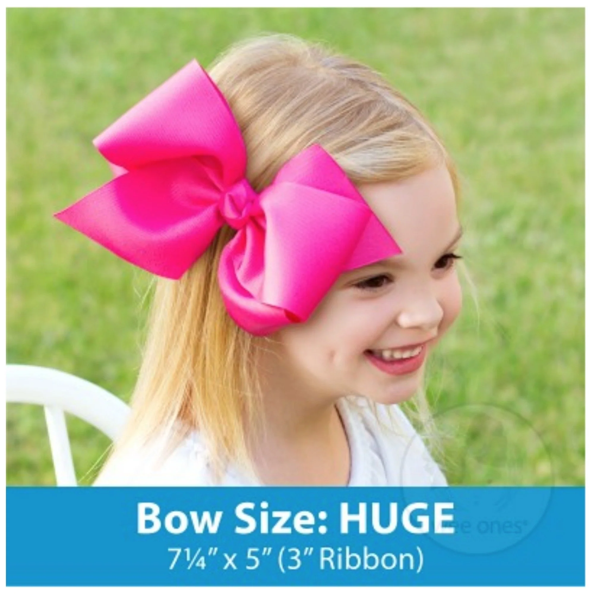 Seersucker Overlay Hair Bow - Image 13