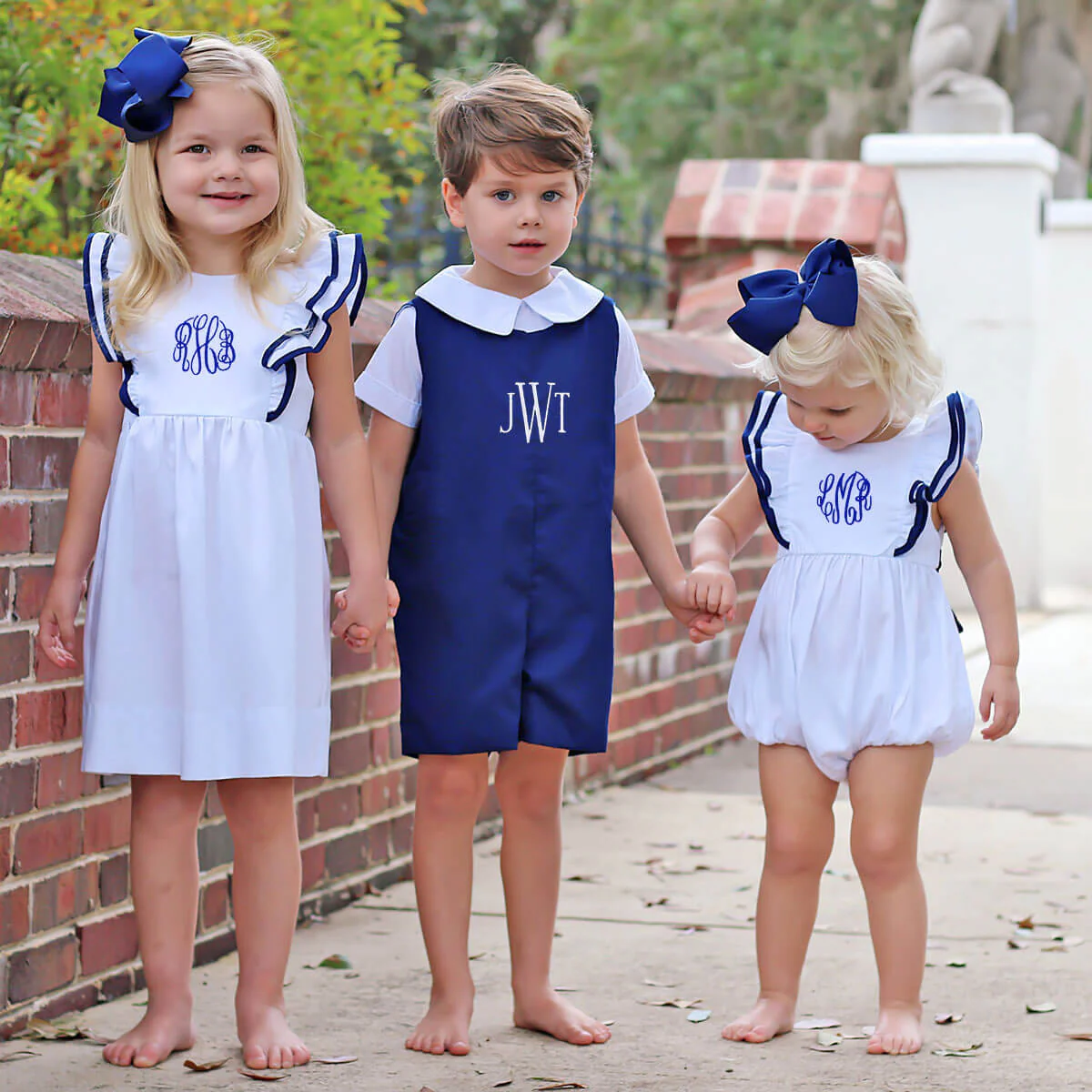 White & Royal Blue Alice Bubble - Image 4